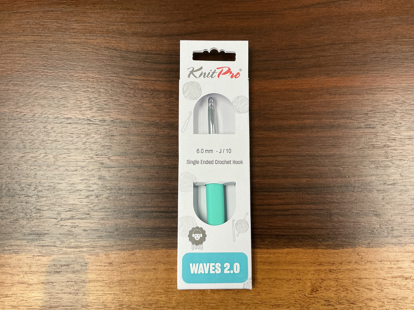 KnitPro Waves 6.0mm-J/10 Crochet Hook