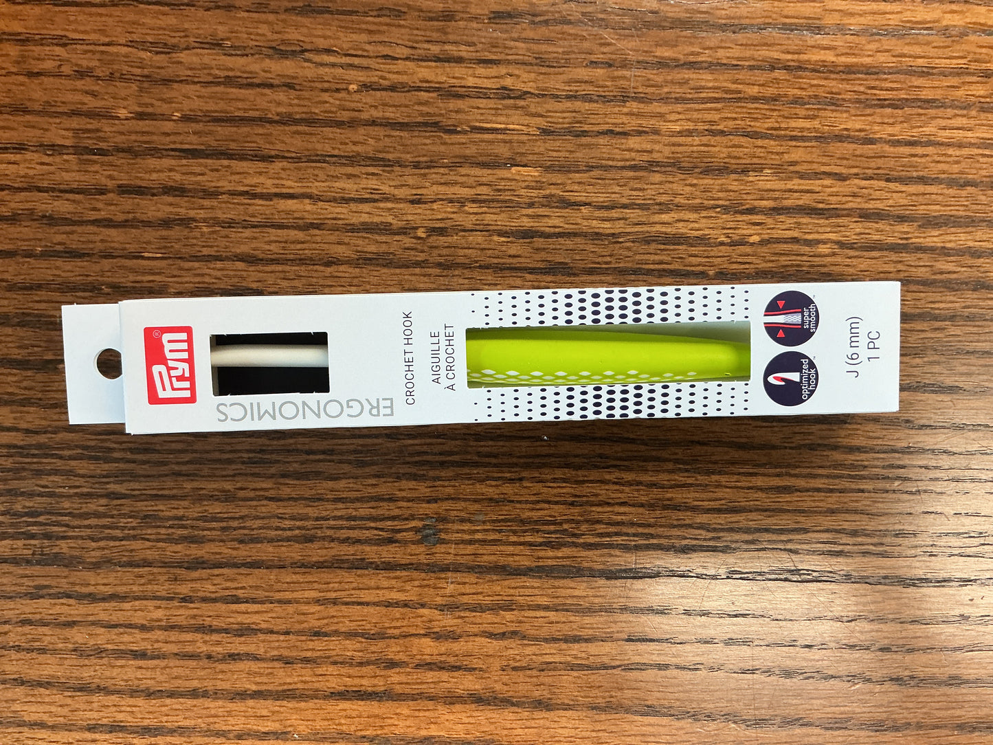 Prym Ergonomic Crochet Hook J 6mm