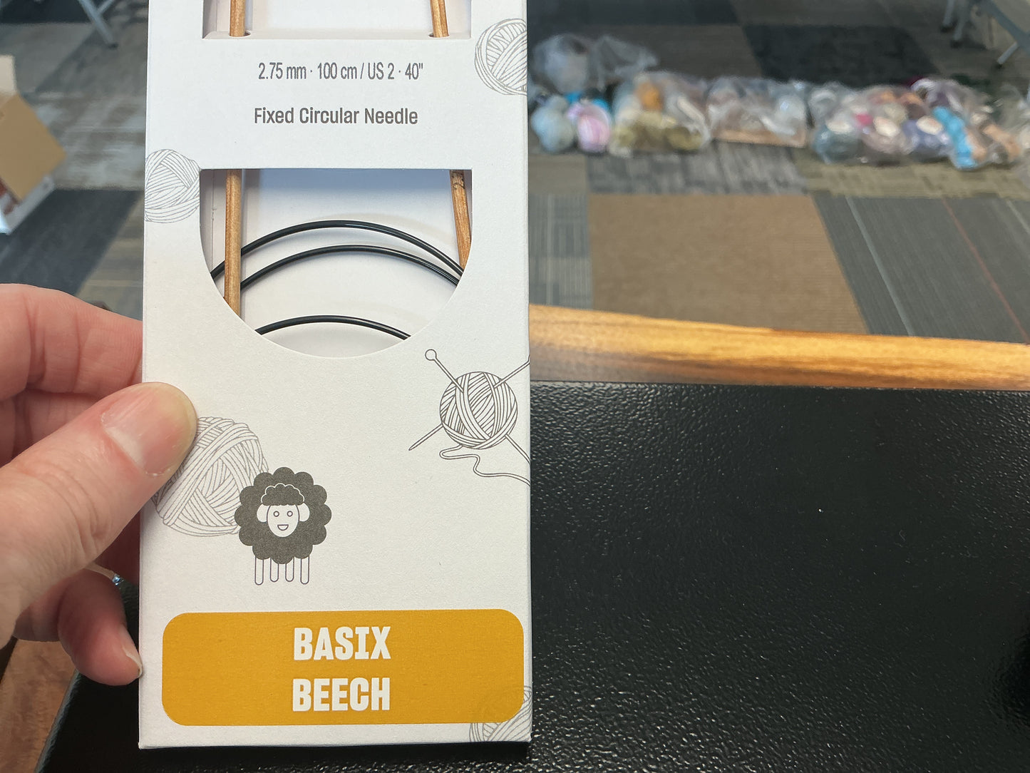 Basix Beech 2.75, 40”, US 2 circular needle
