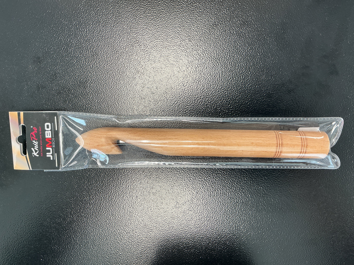 Knit Pro Jumbo Beech crochet hook 25mm