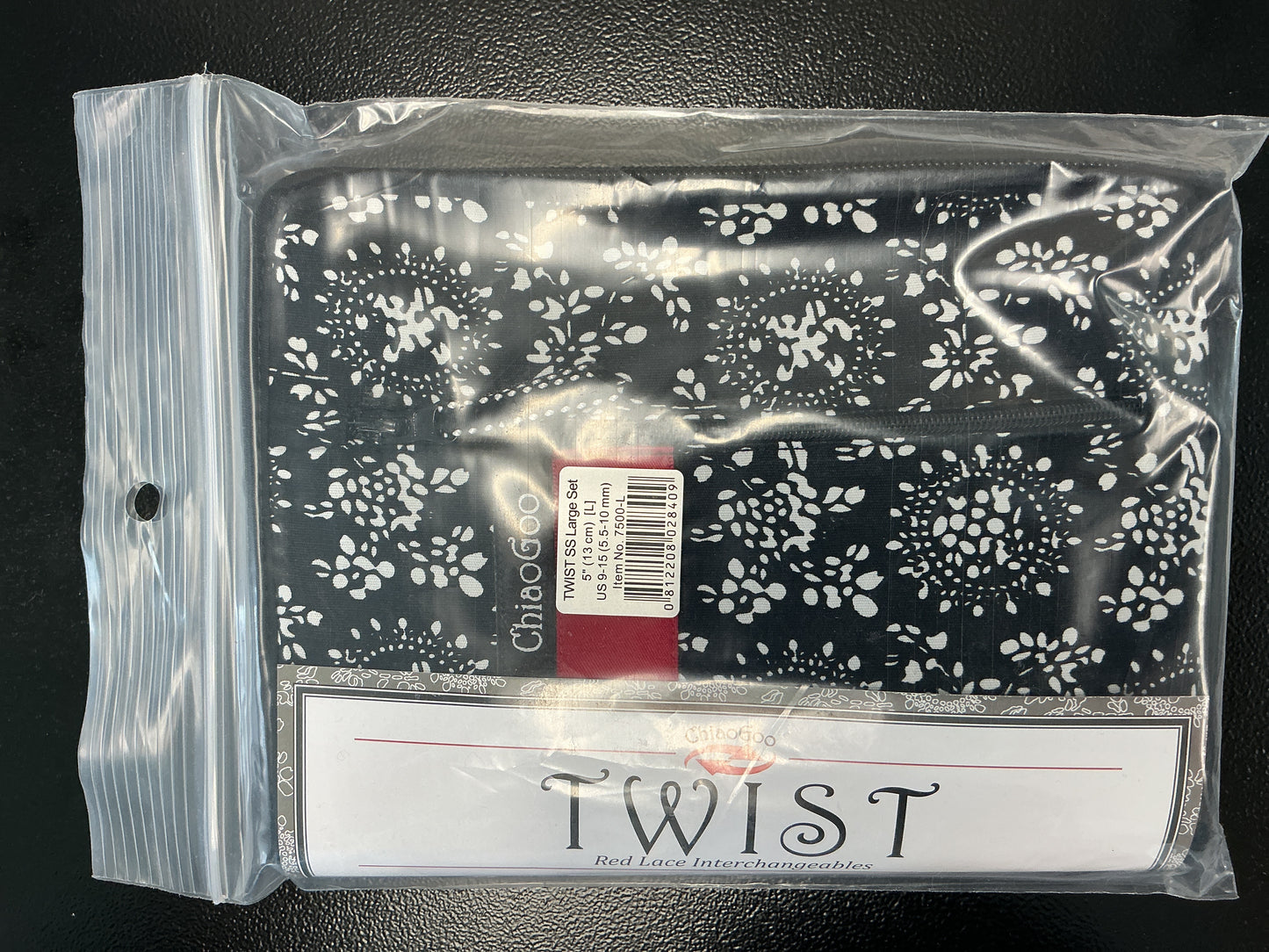 ChiaGoo Twist SS Large Set Interchangeable, 5”, US 9-15