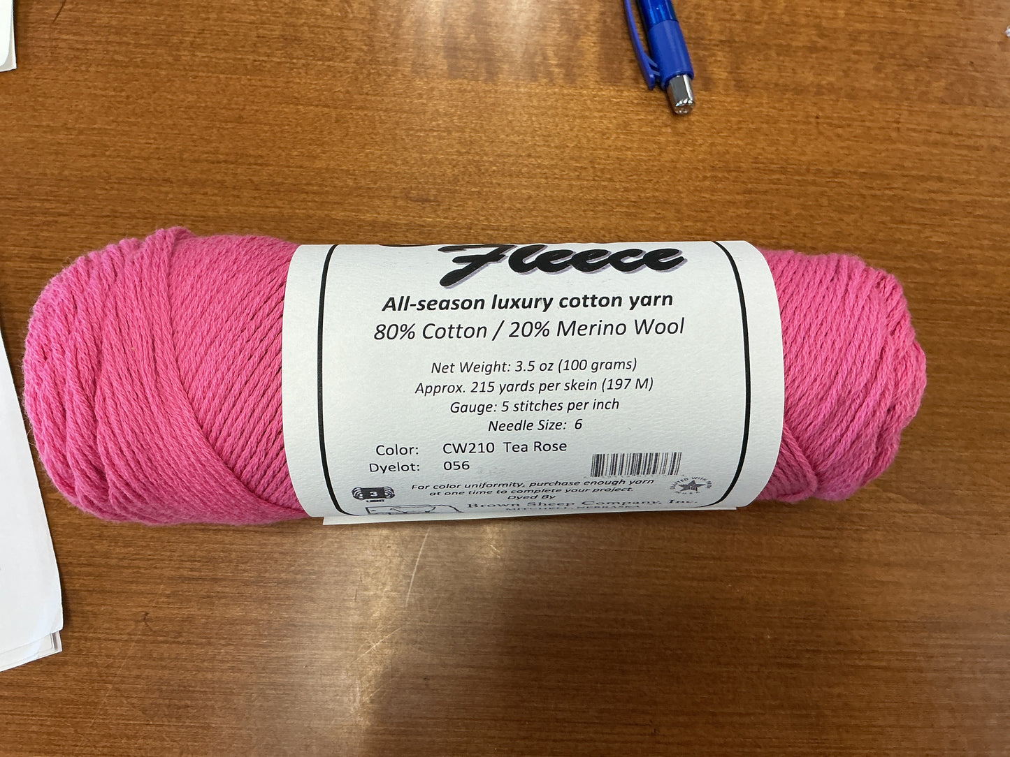 Cotton Fleece CW210 Tea Rose