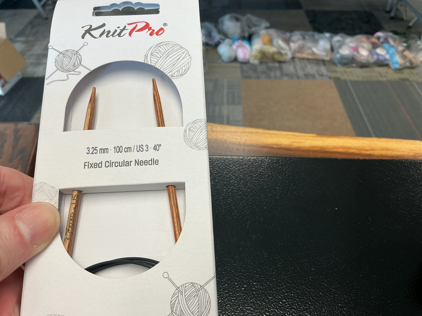 Basix Beech knit pro 3.25, 40”, US 3 circular needle
