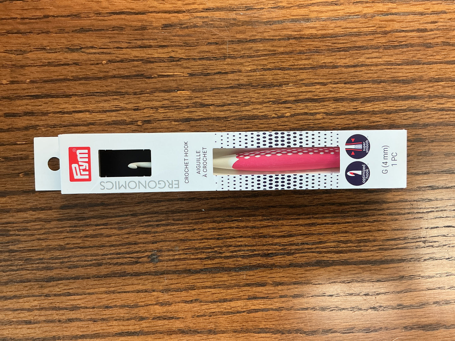 Prym Ergonomic Crochet Hook G 4mm