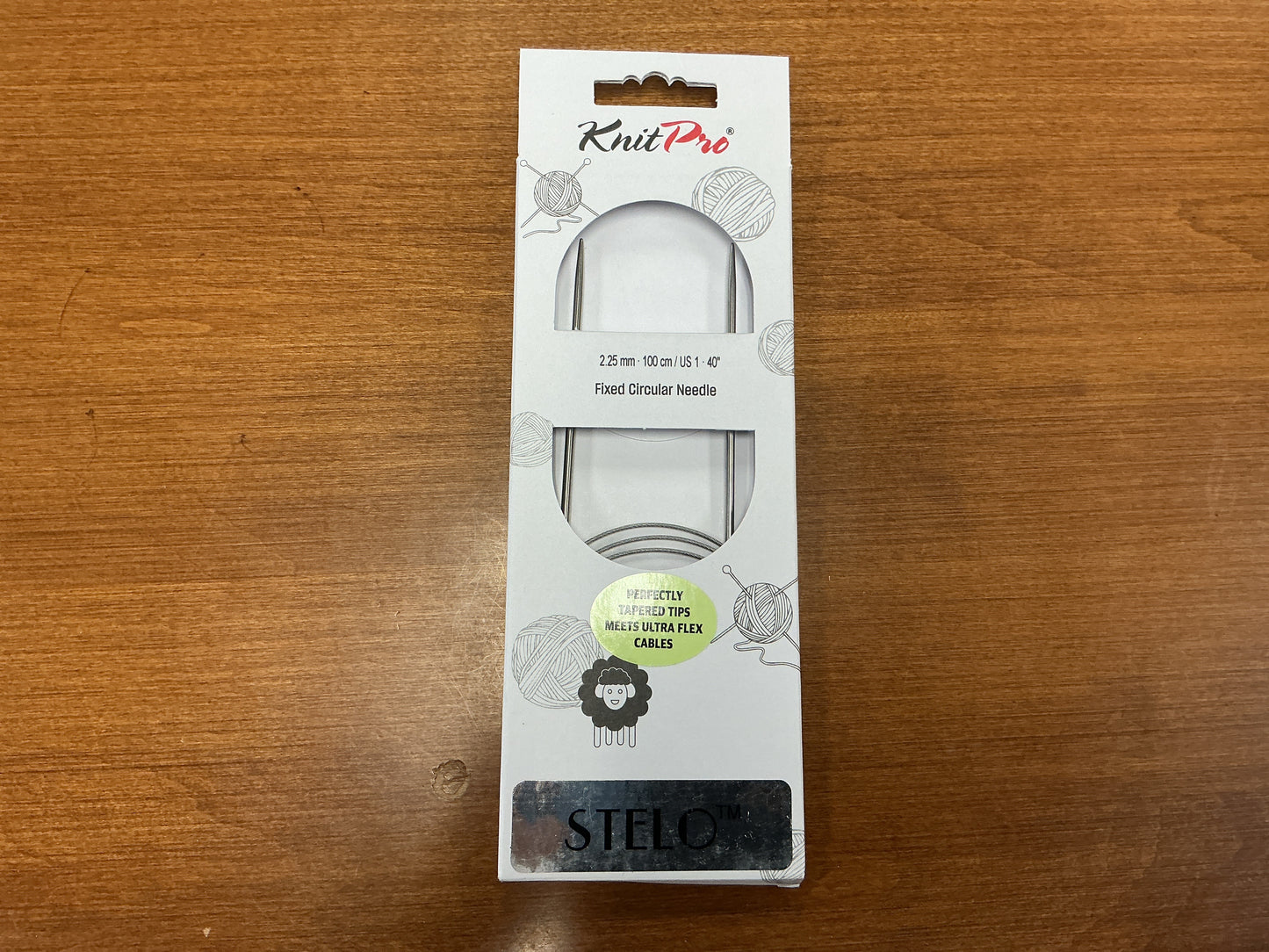 KnitPro 2.25mm, 100cm/US 1, 40” Stelo Fixed Circular Needle