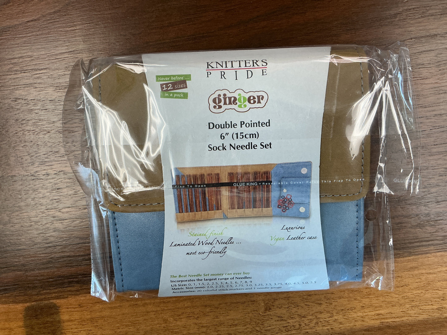 Knitters Pride Ginger Double Pointed Sock Needle Set
