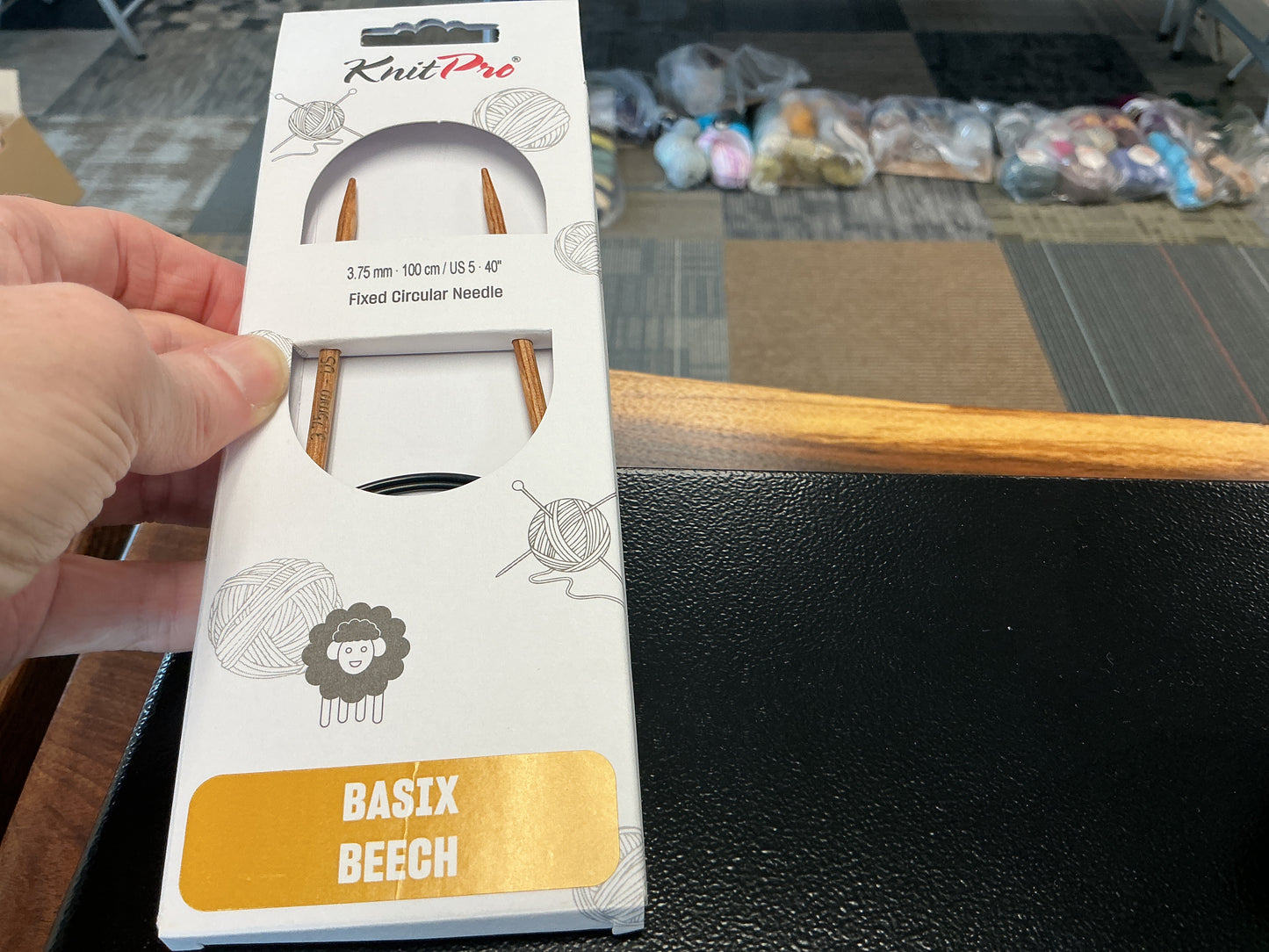 Basix Beech knit pro 3.75mm, 40”, US 5 circular needle