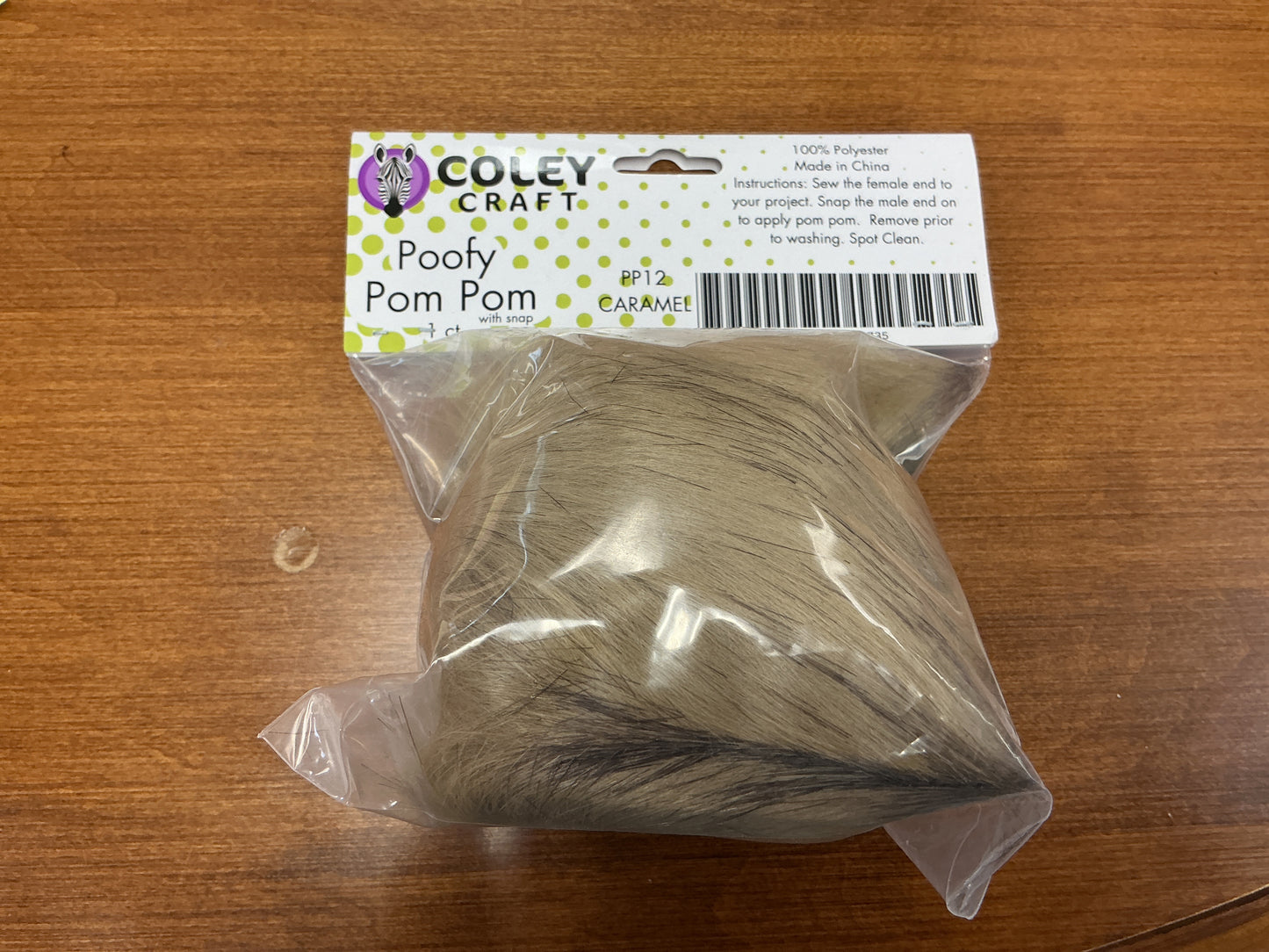 Coley Craft Poofy Pom Pom Caramel