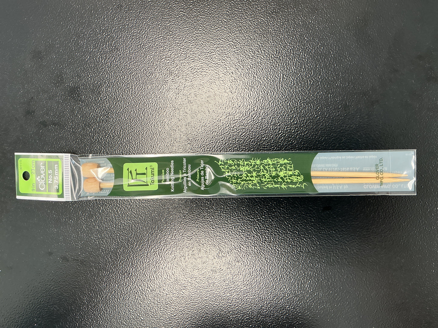 Clover straight knitting needles 3.75mm, 9in
