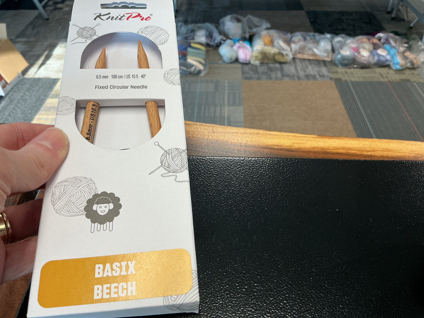 Basix Beech knit pro 6.5mm, 40”, US 10.5 circular needle