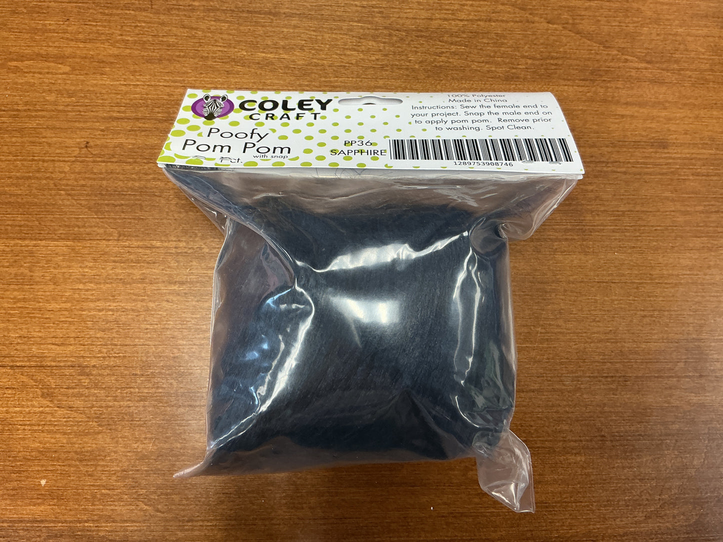 Coley Craft Poofy Pom Pom Sapphire