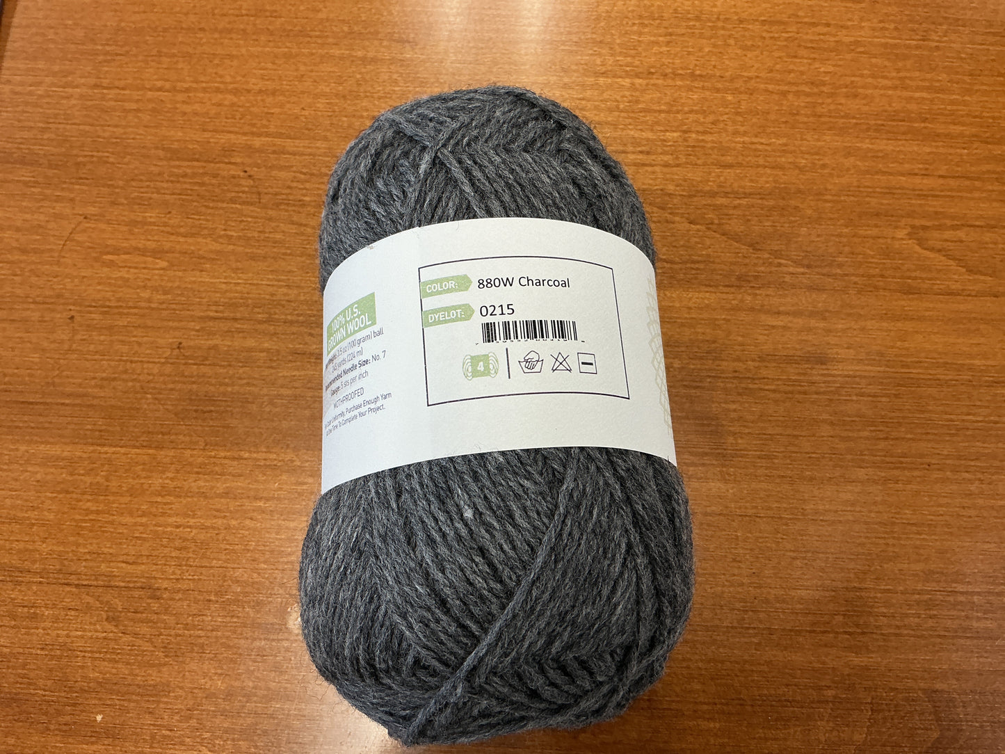 Nature Spun Worsted 880W Charcoal