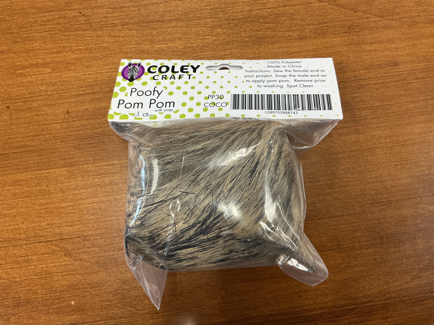 Coley Craft Poofy Pom Pom Coco