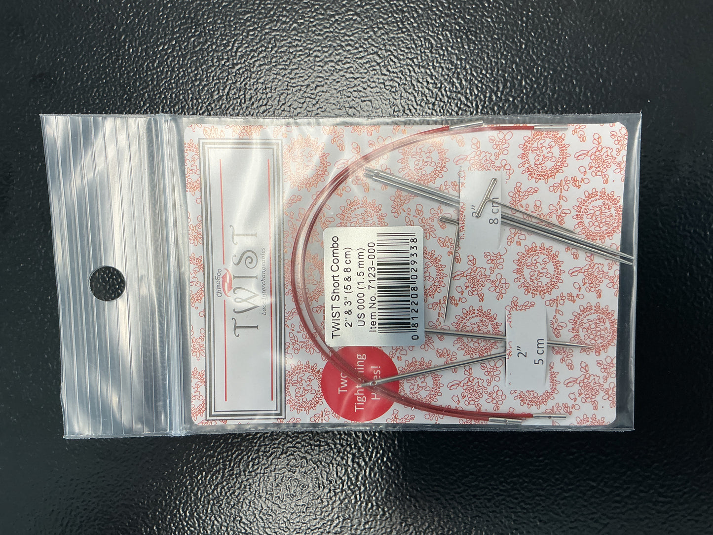 Twist Short Combo 2” & 3” needle, 5” & 6” cables, US 000