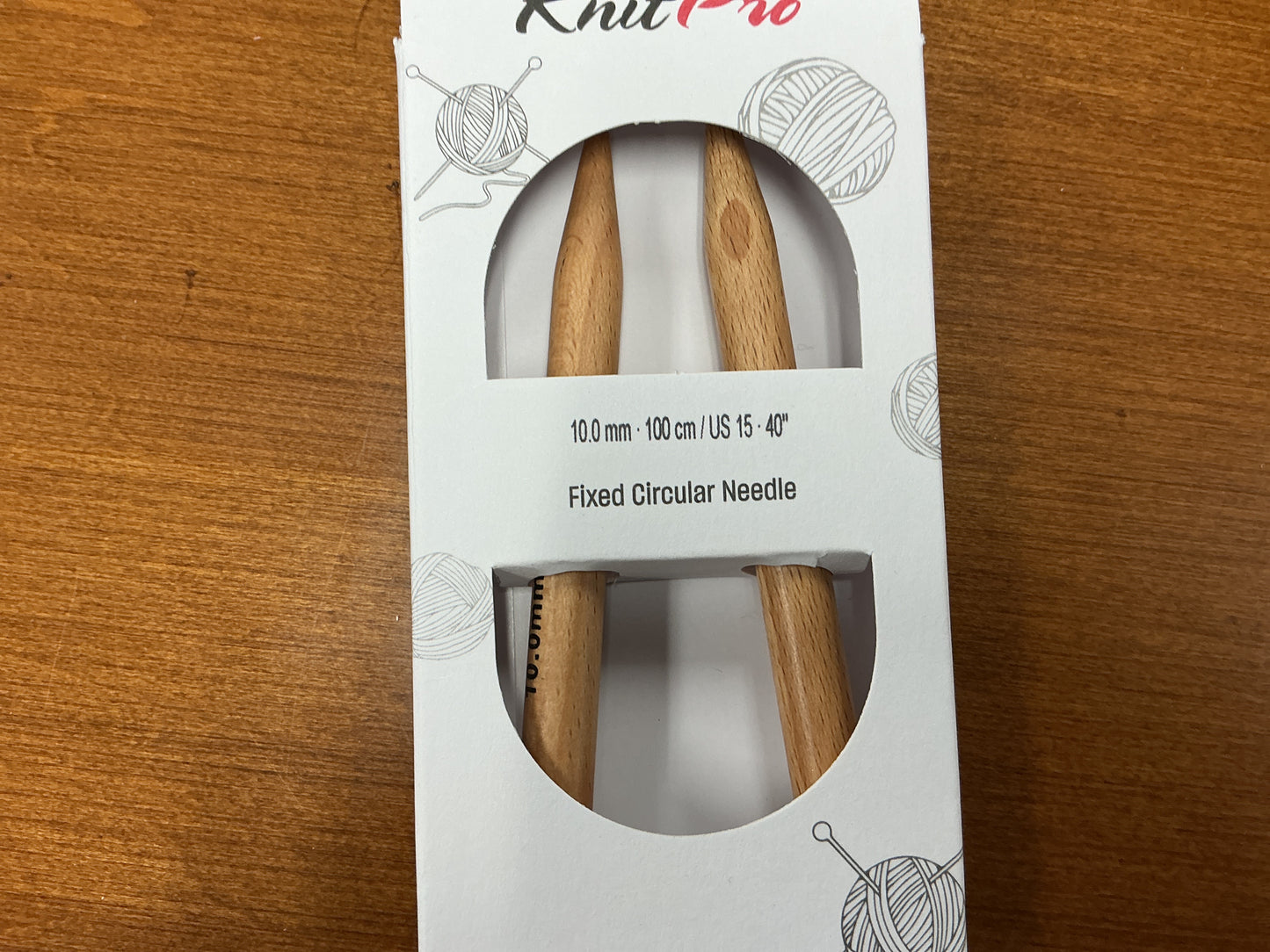 10.0mm, 100cm, US 15, 40” Fixed Circular Needle