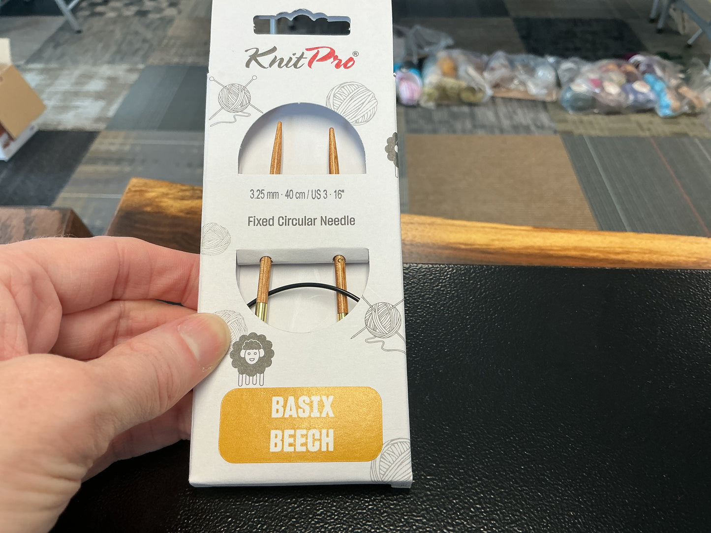 Basix Beech knit pro 3.25mm, 16”, US 3 circular needle