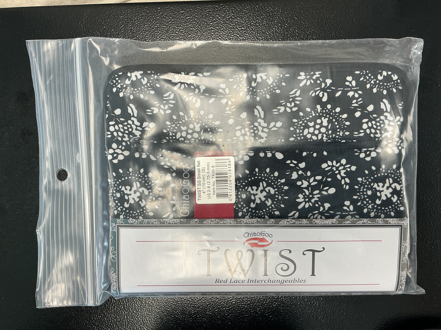 ChiaGoo Twist Red Lace Intercgangeable 4”, US 2-8 small set