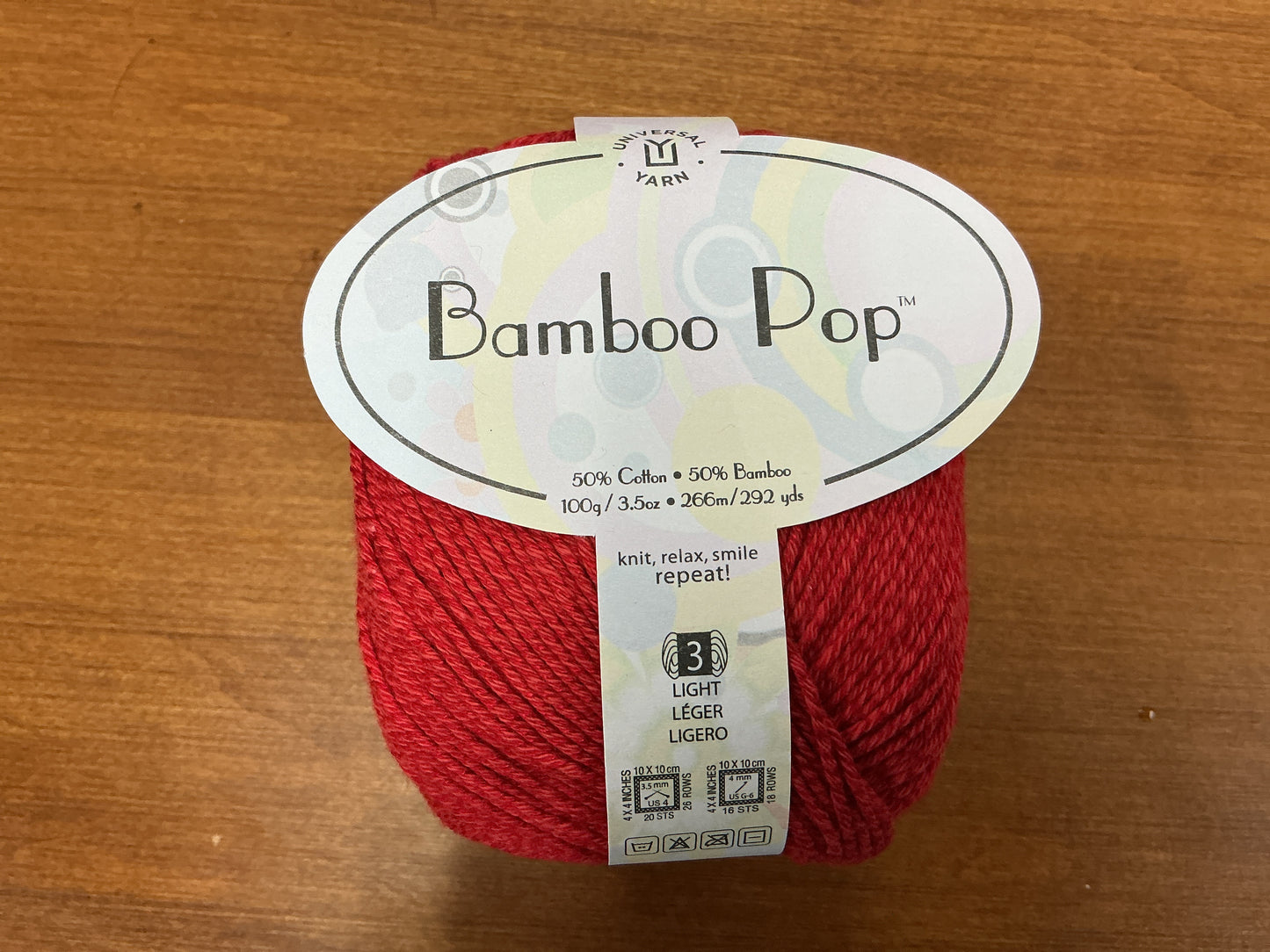 Bamboo Pop True Red 136