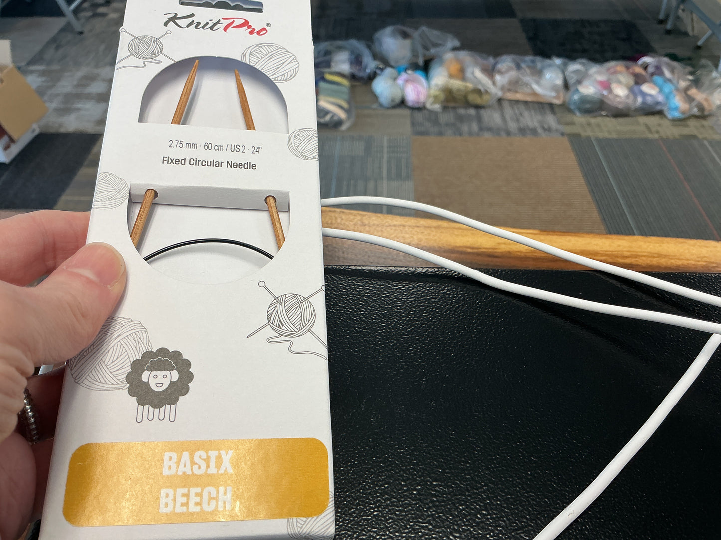 Basix Beech knit pro 2.75mm, 24”, US 2 circular needle