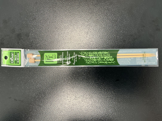 Clover straight knitting needles 3.25mm, 9in