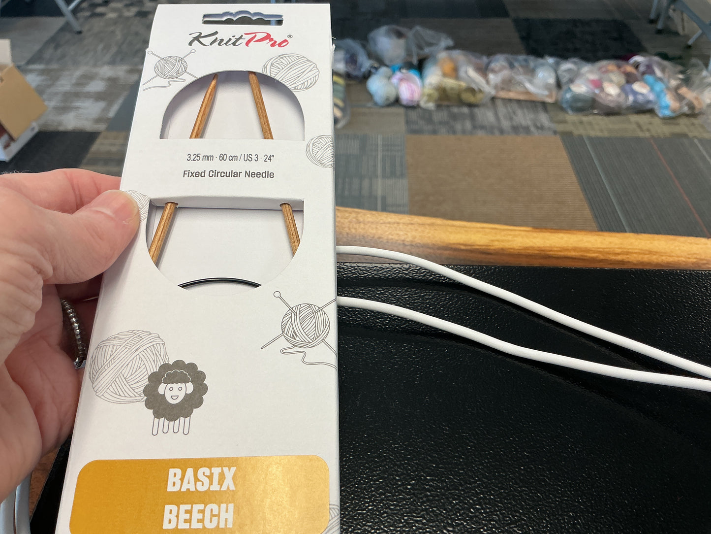 Basix Beech knit pro 3.25mm, 24”, US 3 circular needle