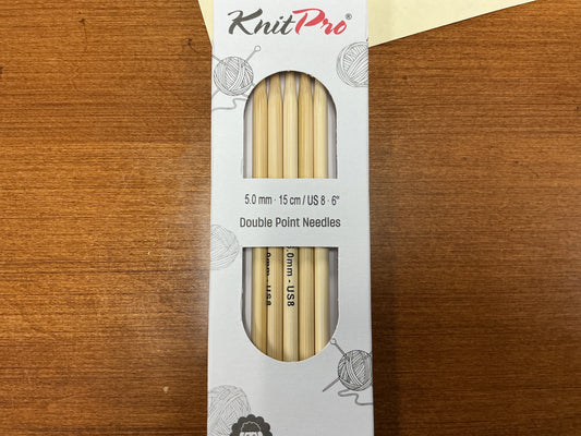 5.0mm, 15cm, US 8, 6” Double Point Needles