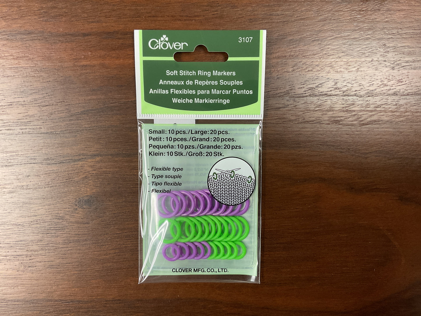 Clover Soft Stitch Ring Marker