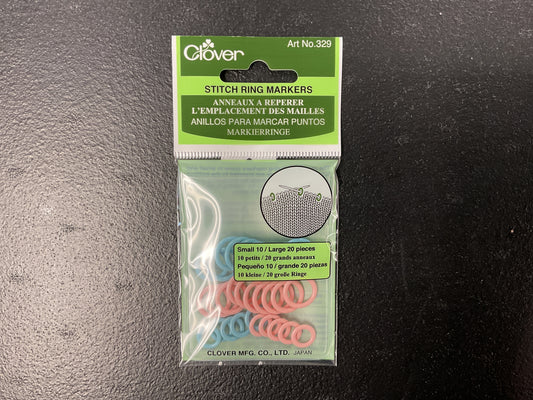 Clover Stitch Markers Ring 329