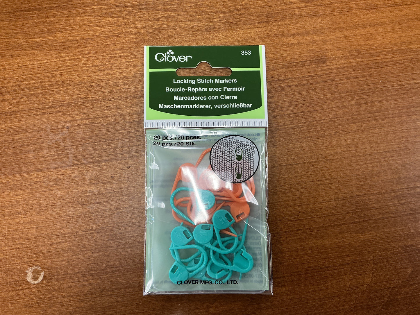 Clover Locking Stitch Markers 353