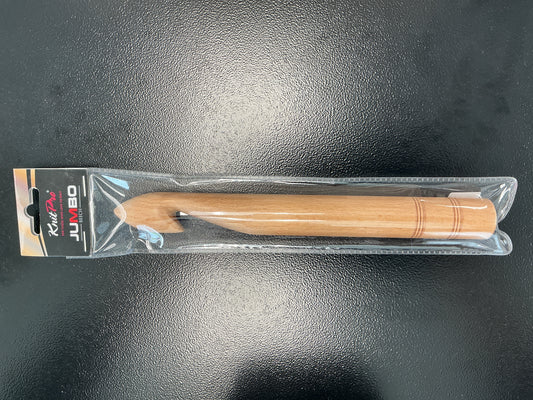 Knit Pro Jumbo Beech crochet hook 25mm