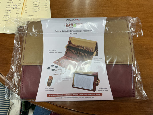 KnitPro Ginger Grande Special Interchangeable Needle Set 4”