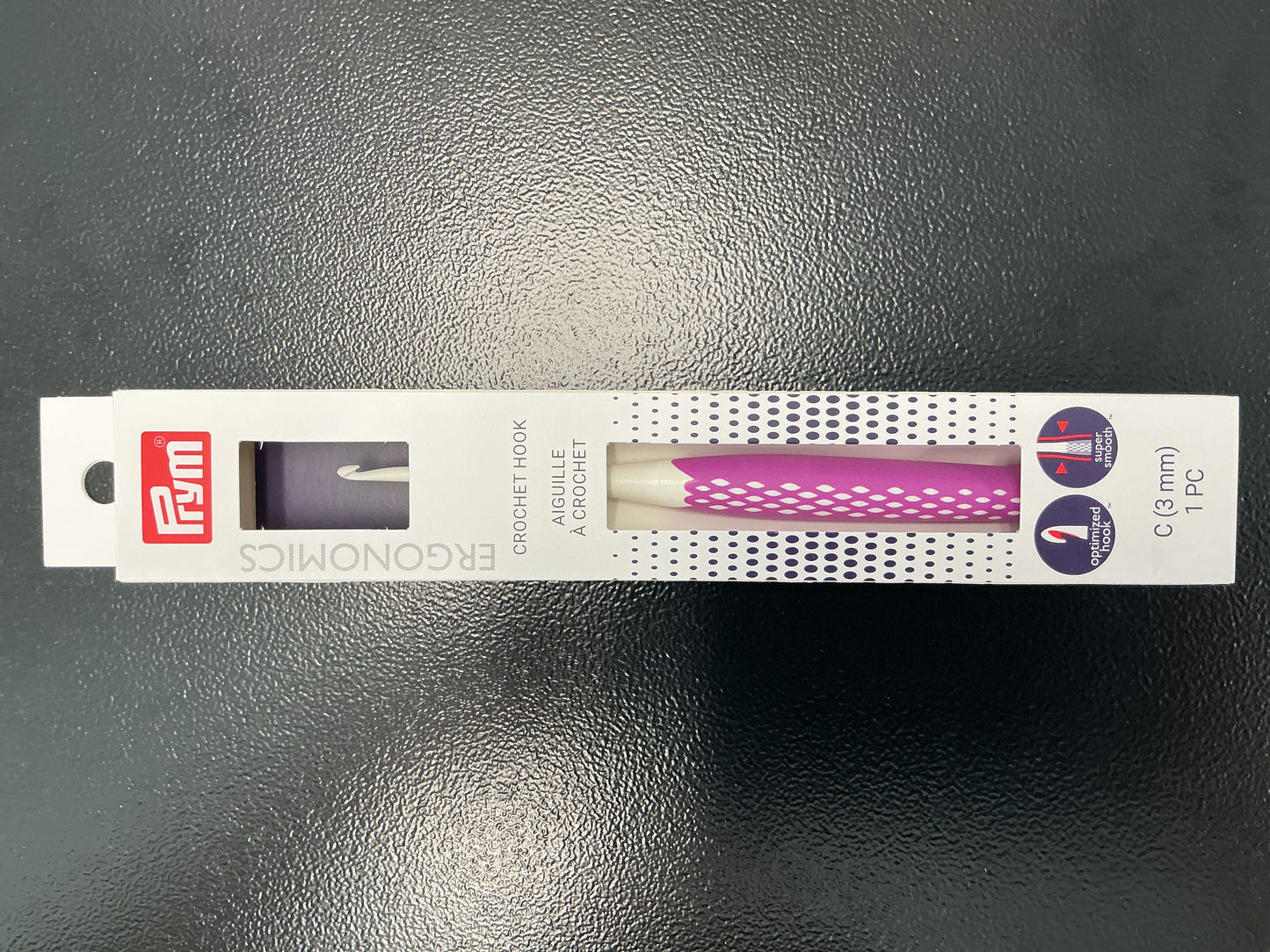 Prym Ergonomic crochet hook C 3mm