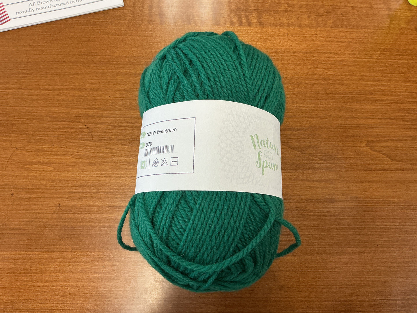 Nature Spun Worsted N24W Evergreen