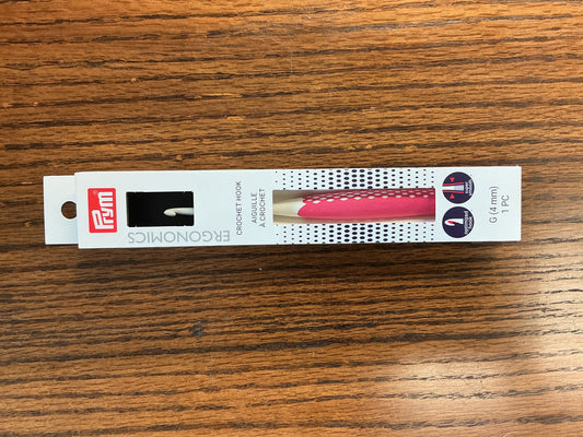 Prym Ergonomic Crochet Hook G 4mm