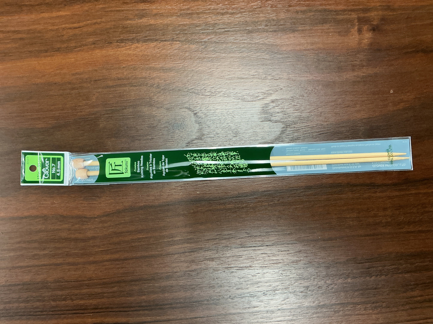 Clover Straight Knitting Needles 4.5mm, 13in