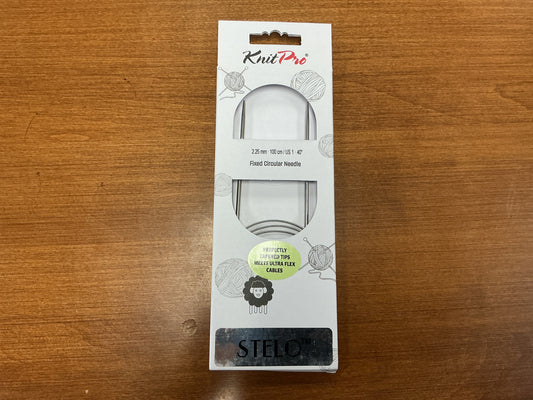 KnitPro 2.25mm, 100cm/US 1, 40” Stelo Fixed Circular Needle