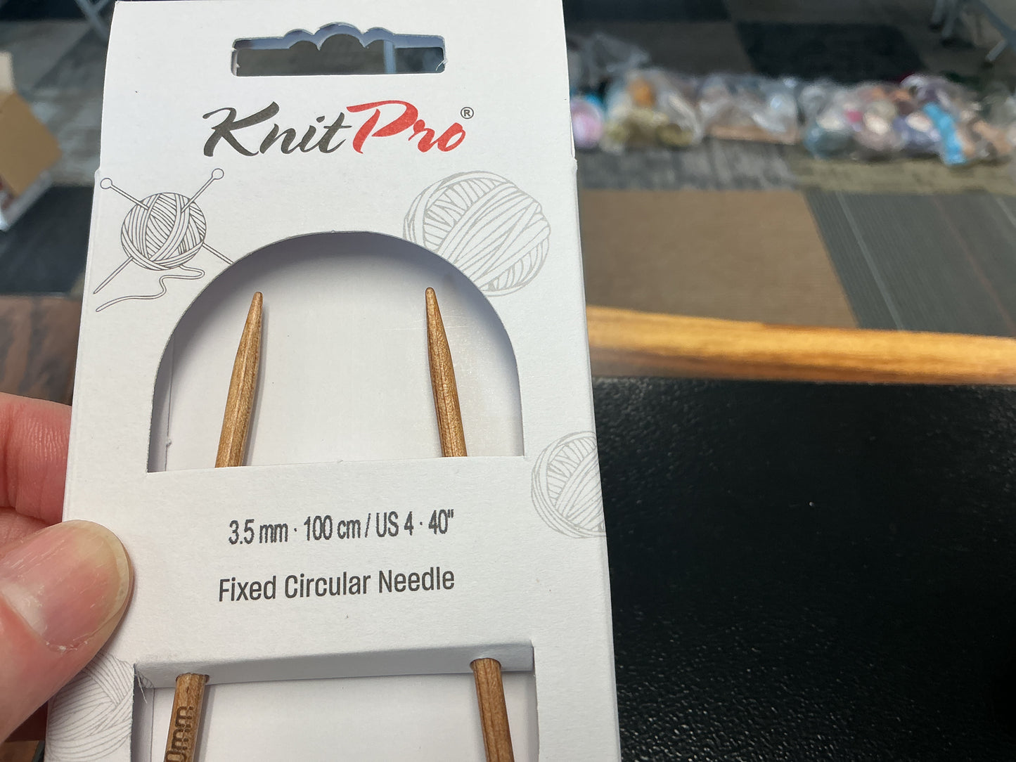 Basix Beech knit pro 3.5mm, 40”, US 4 circular needle