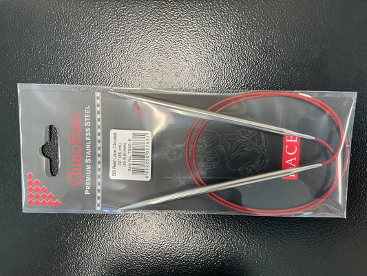 ChiaGoo red lace 32”, US 8 circular needle
