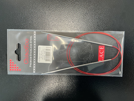 ChiaGoo red lace 32”, US 2 circular needle
