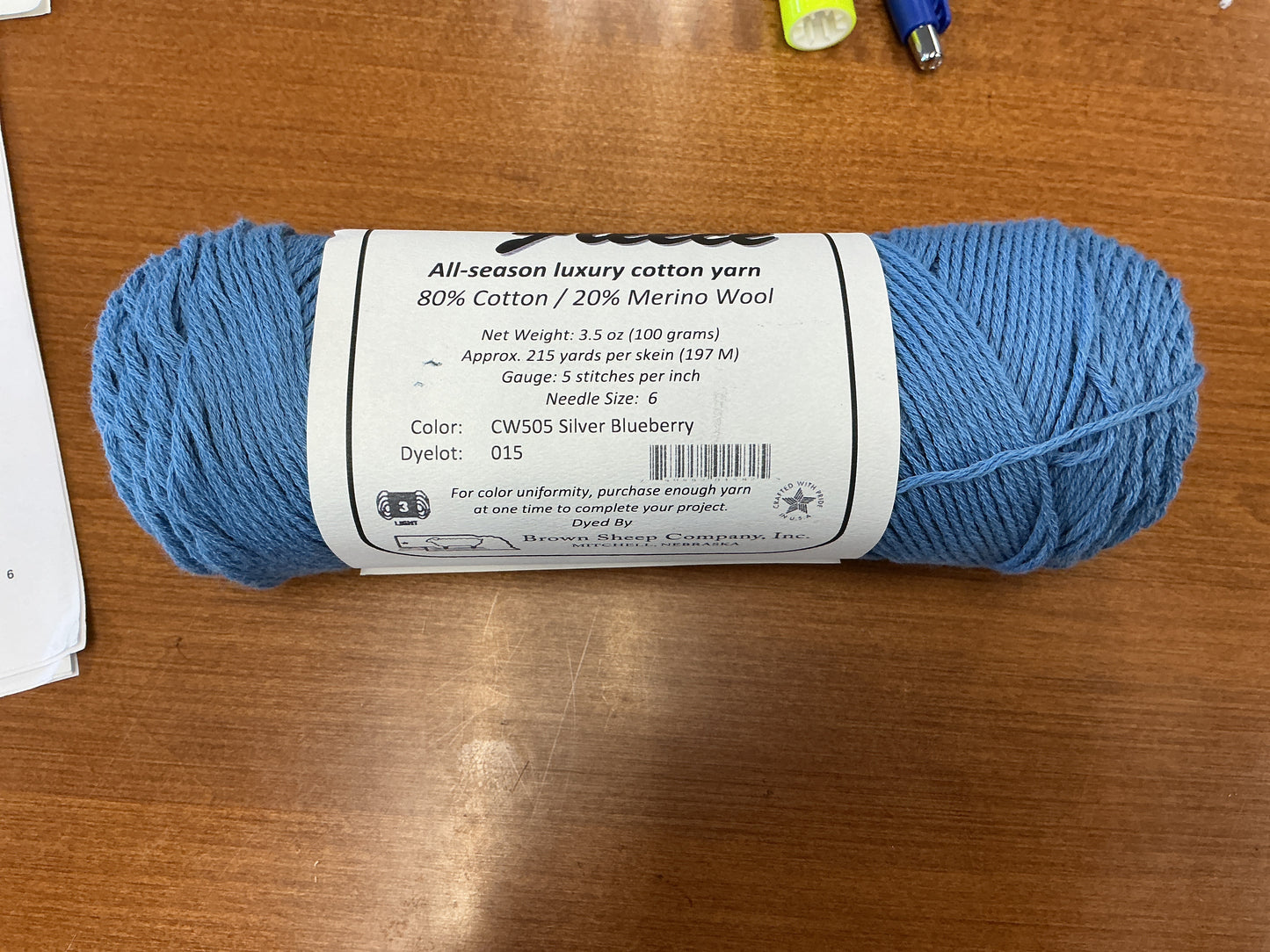Cotton Fleece CW505 Silver Blueberry