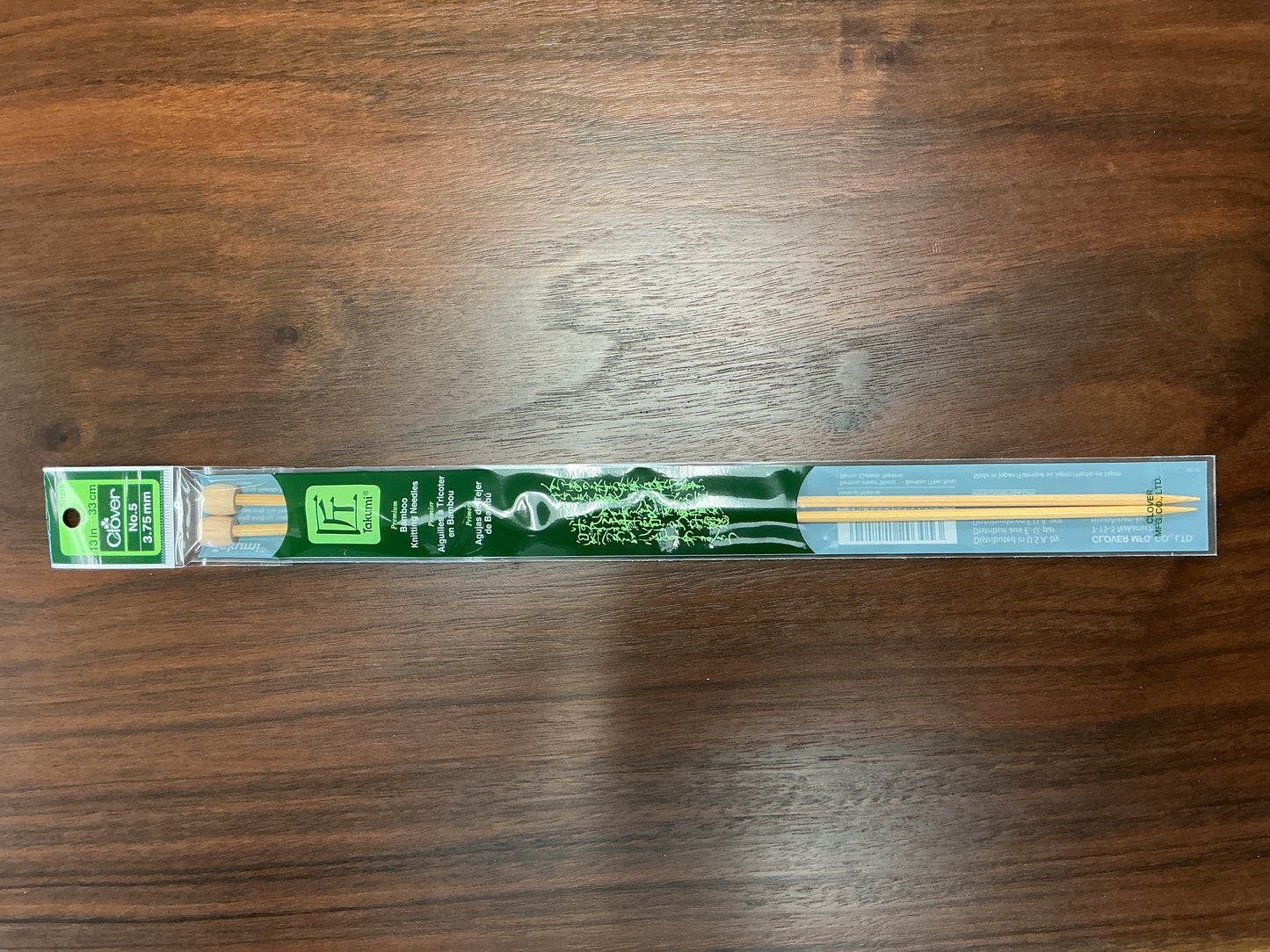 Clover Straight Knitting Needles 3.75mm, 13in