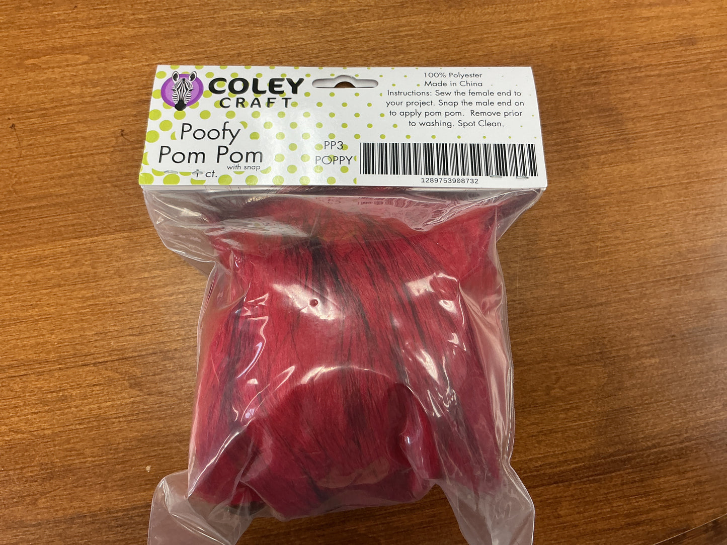 Coley Craft Poofy Pom Pom Poppy
