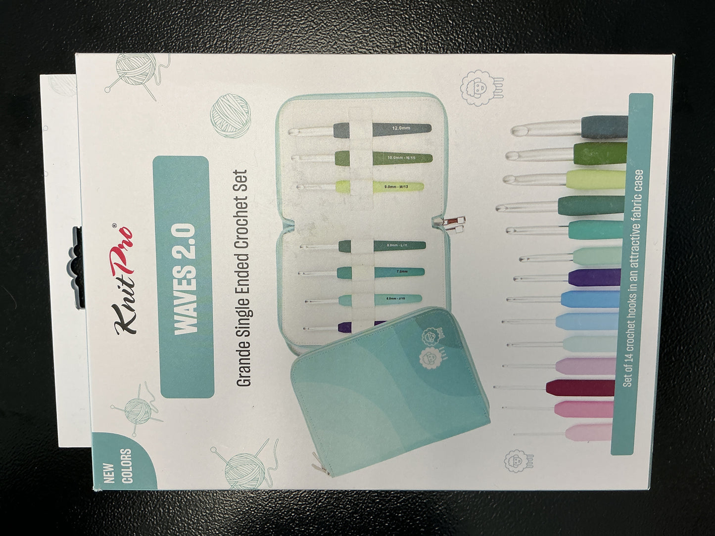 Knit Pro Waves 2.0 Grande crochet set