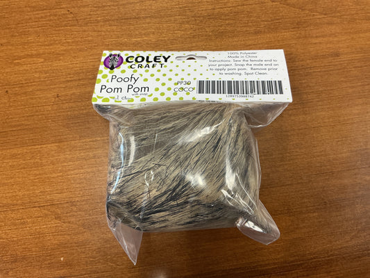 Coley Craft Poofy Pom Pom Coco
