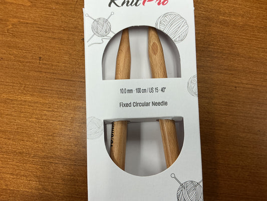 10.0mm, 100cm, US 15, 40” Fixed Circular Needle