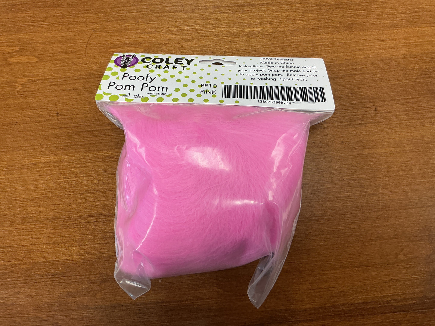 Coley Craft Poofy Pom Pom Pink